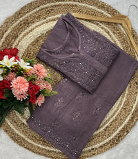 Muqaish Work Special Rayon Combo - Chikankari official
