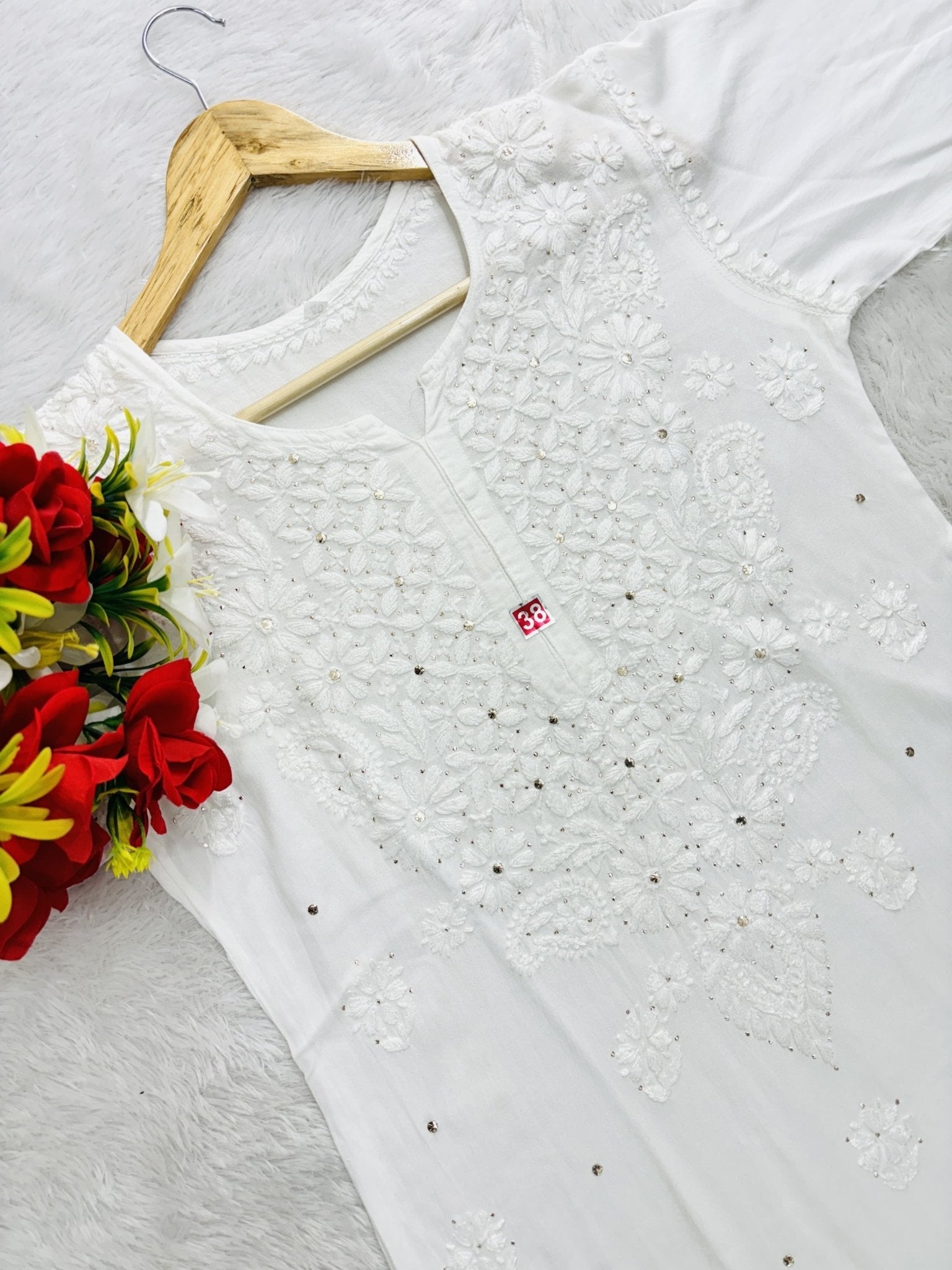 Muqaish Work Special Rayon Combo - Chikankari official