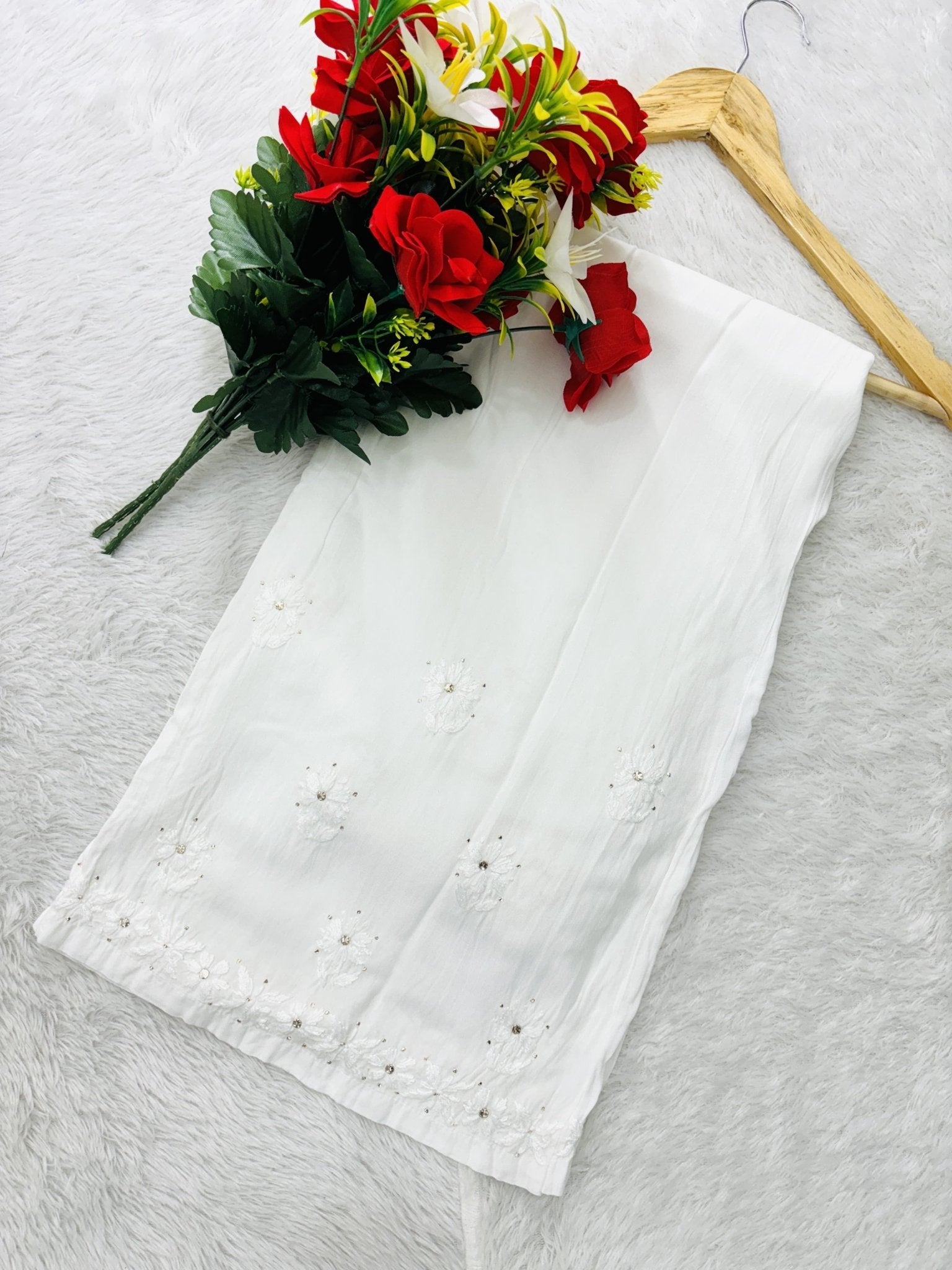 Muqaish Work Special Rayon Combo - Chikankari official