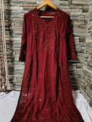 Muqaish Worked Hania Chikankari Kurta - Chikankari official