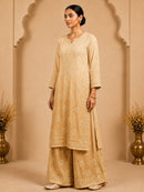 Muslin Co-ord Premium Chikankari Set - Chikankari official