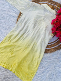 Muslin Co ord Set with Pockets - Chikankari official