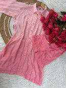 Muslin Co ord Set with Pockets - Chikankari official