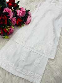 Muslin Heavy handwork Kurta - Chikankari official
