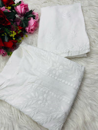 Muslin Heavy handwork Kurta - Chikankari official