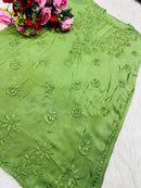 Muslin Heavy handwork Kurta - Chikankari official