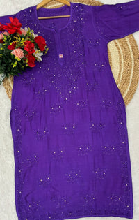 Muslin Muqaish Ghass Patti - Chikankari official