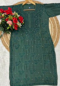 Muslin Muqaish Ghass Patti - Chikankari official