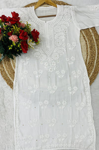 Muslin Muqaish Ghass Patti - Chikankari official