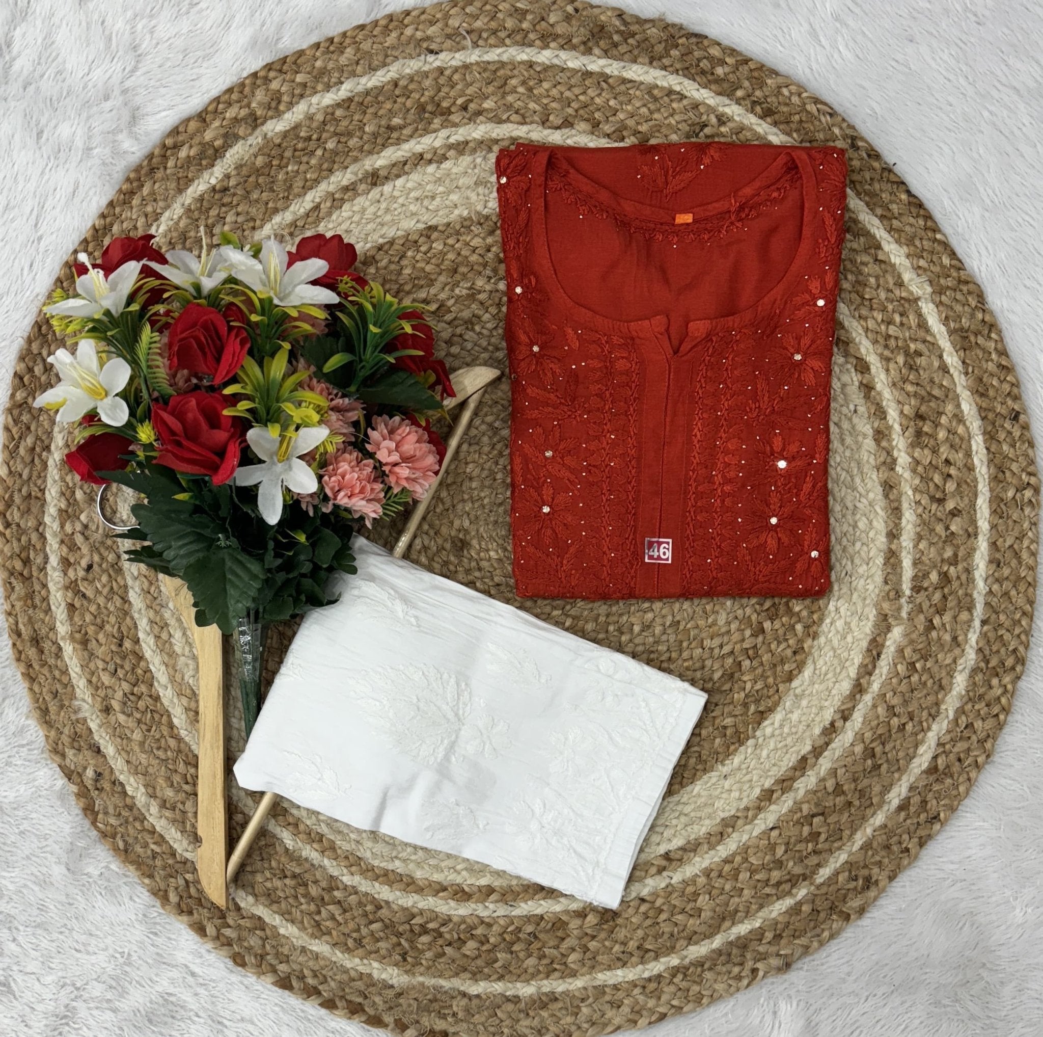 Muslin Muqaish Ghass Patti - Chikankari official
