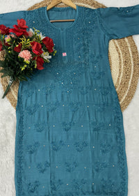 Muslin Muqaish Ghass Patti - Chikankari official
