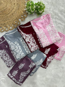 New concept Rayon Chikankari Combo - Chikankari official