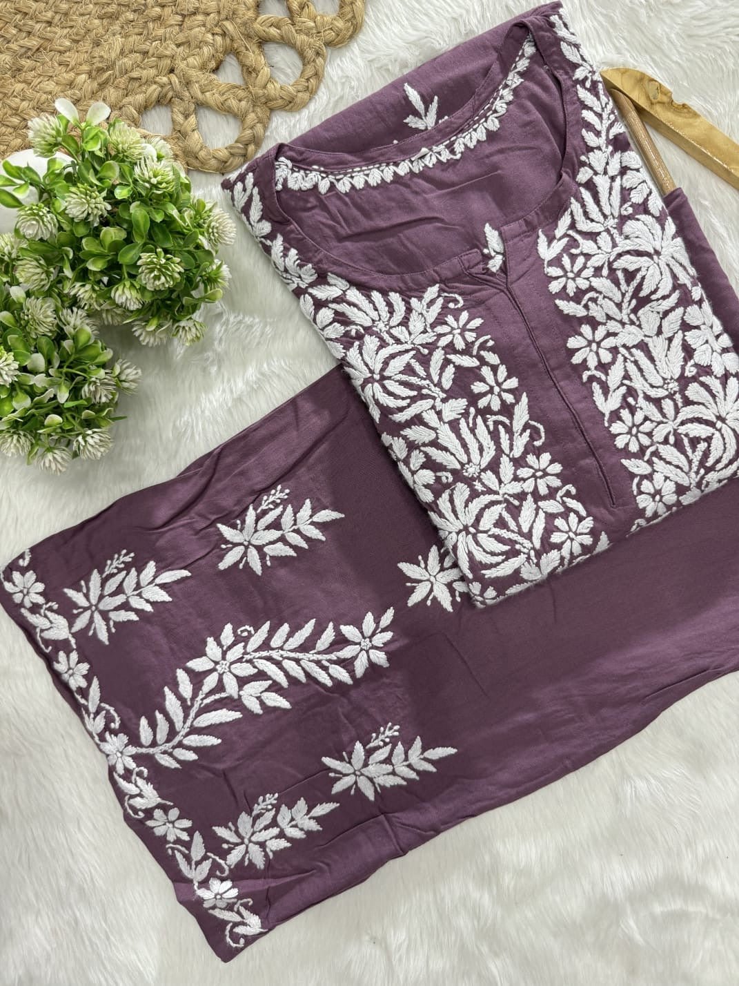New concept Rayon Chikankari Combo - Chikankari official