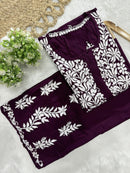 New concept Rayon Chikankari Combo - Chikankari official