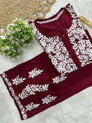 New concept Rayon Chikankari Combo - Chikankari official