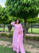 Newly launched premium Rayon set Pair - Chikankari official