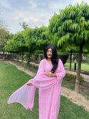 Newly launched premium Rayon set Pair - Chikankari official