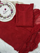 Newly launched premium Rayon set Pair - Chikankari official