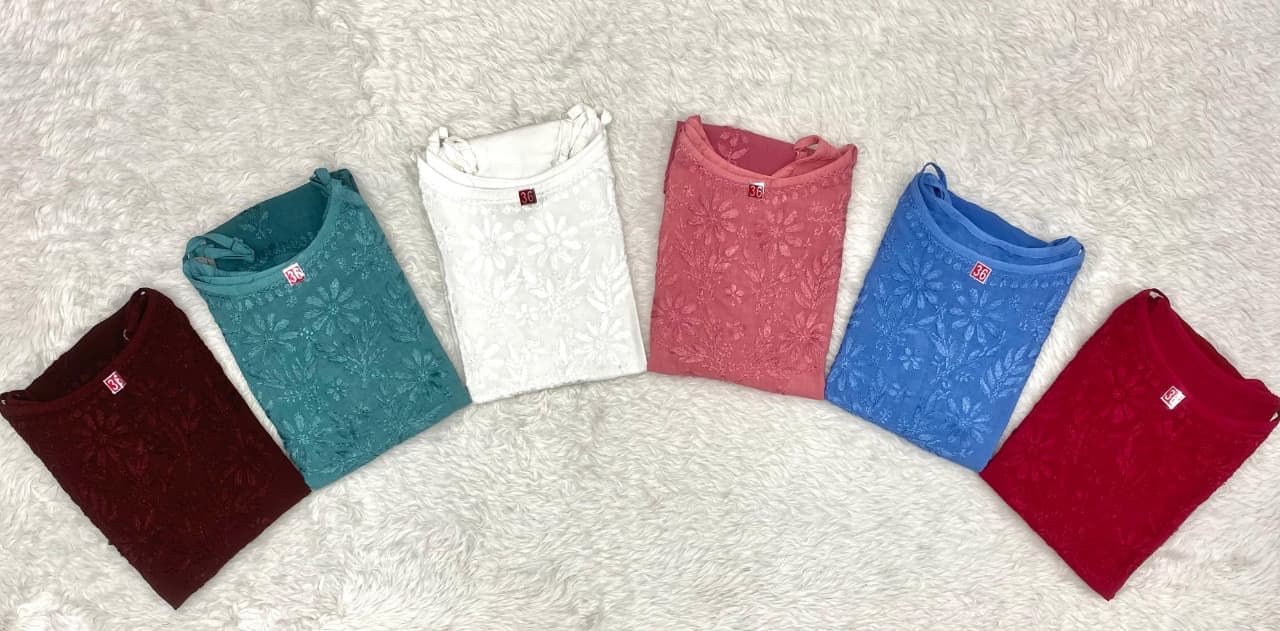 Noodle starp Short Top - Chikankari official