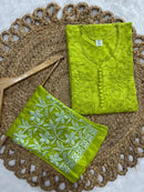 Noor Brasso Dyed Chikankari Combo - Chikankari official