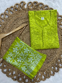 Noor Brasso Dyed Chikankari Combo - Chikankari official