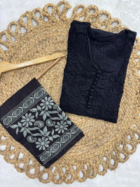 Noor Brasso Dyed Chikankari Combo - Chikankari official