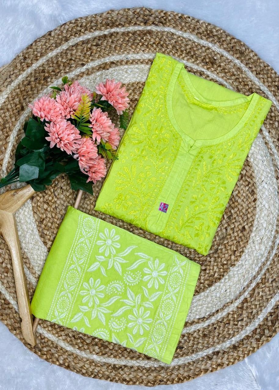 Noor Cotton Soft 2pc Breezy Set - Chikankari official