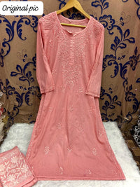 Noor Cotton Soft 2pc Breezy Set - Chikankari official