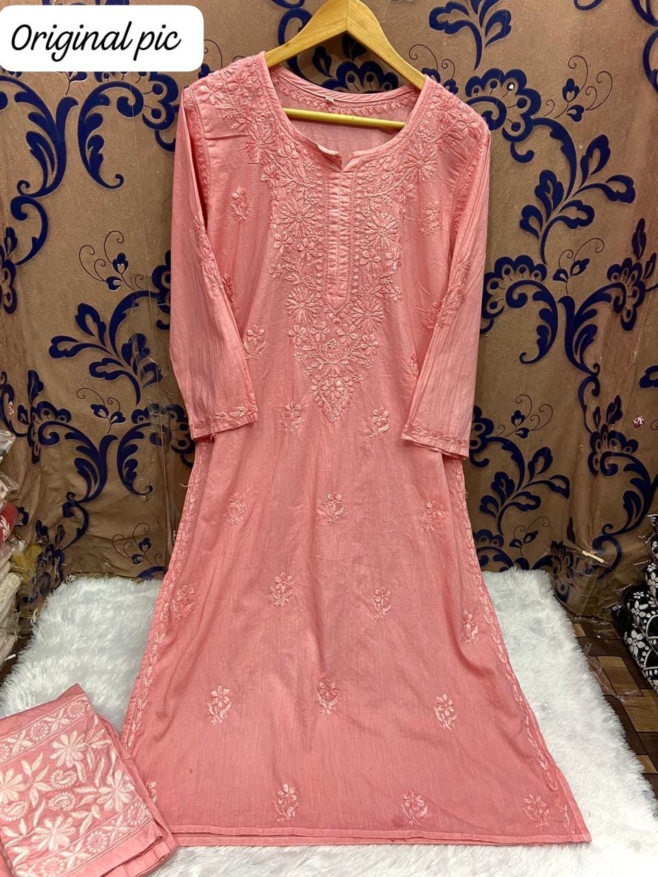 Noor Cotton Soft 2pc Breezy Set - Chikankari official
