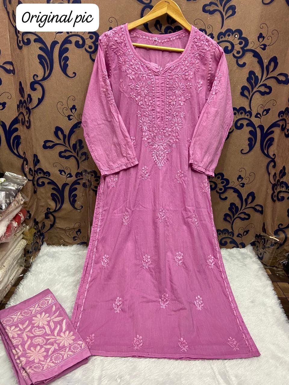 Noor Cotton Soft 2pc Breezy Set - Chikankari official