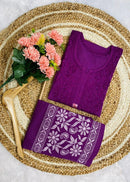Noor Cotton Soft 2pc Breezy Set - Chikankari official