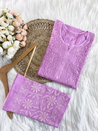Noor Cotton Soft 2pc Breezy Set - Chikankari official