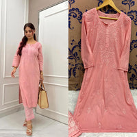 Noor Cotton Soft 2pc Breezy Set - Chikankari official
