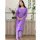 Noor Pure DobbyCotton Soft & Breezy Set - Chikankari official
