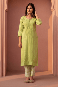 Noor Pure DobbyCotton Soft & Breezy Set - Chikankari official