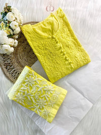 Noor Pure DobbyCotton Soft & Breezy Set - Chikankari official