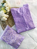 Noor Pure DobbyCotton Soft & Breezy Set - Chikankari official