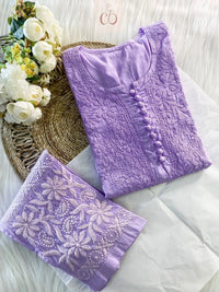 Noor Pure DobbyCotton Soft & Breezy Set - Chikankari official