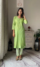 Noor Pure DobbyCotton Soft & Breezy Set - Chikankari official