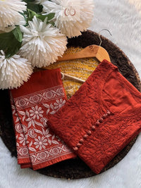 Noor Pure DobbyCotton Soft & Breezy Set - Chikankari official