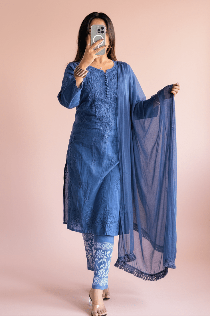 Noor Trendy Dobby Cotton 3pc Set