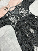Nyra cut SlubCotton Set - Chikankari official