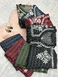 Nyra cut SlubCotton Set - Chikankari official