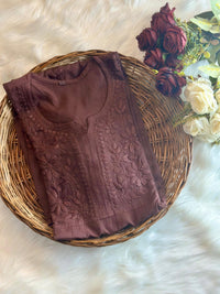 Nyra Pocket stylish Kurti - Chikankari official