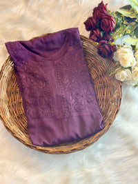 Nyra Pocket stylish Kurti - Chikankari official
