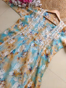 Nyra Style Gown - Chikankari official