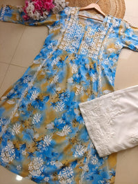 Nyra Style Gown - Chikankari official