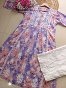 Nyra Style Gown - Chikankari official