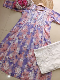 Nyra Style Gown - Chikankari official