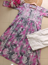 Nyra Style Gown - Chikankari official